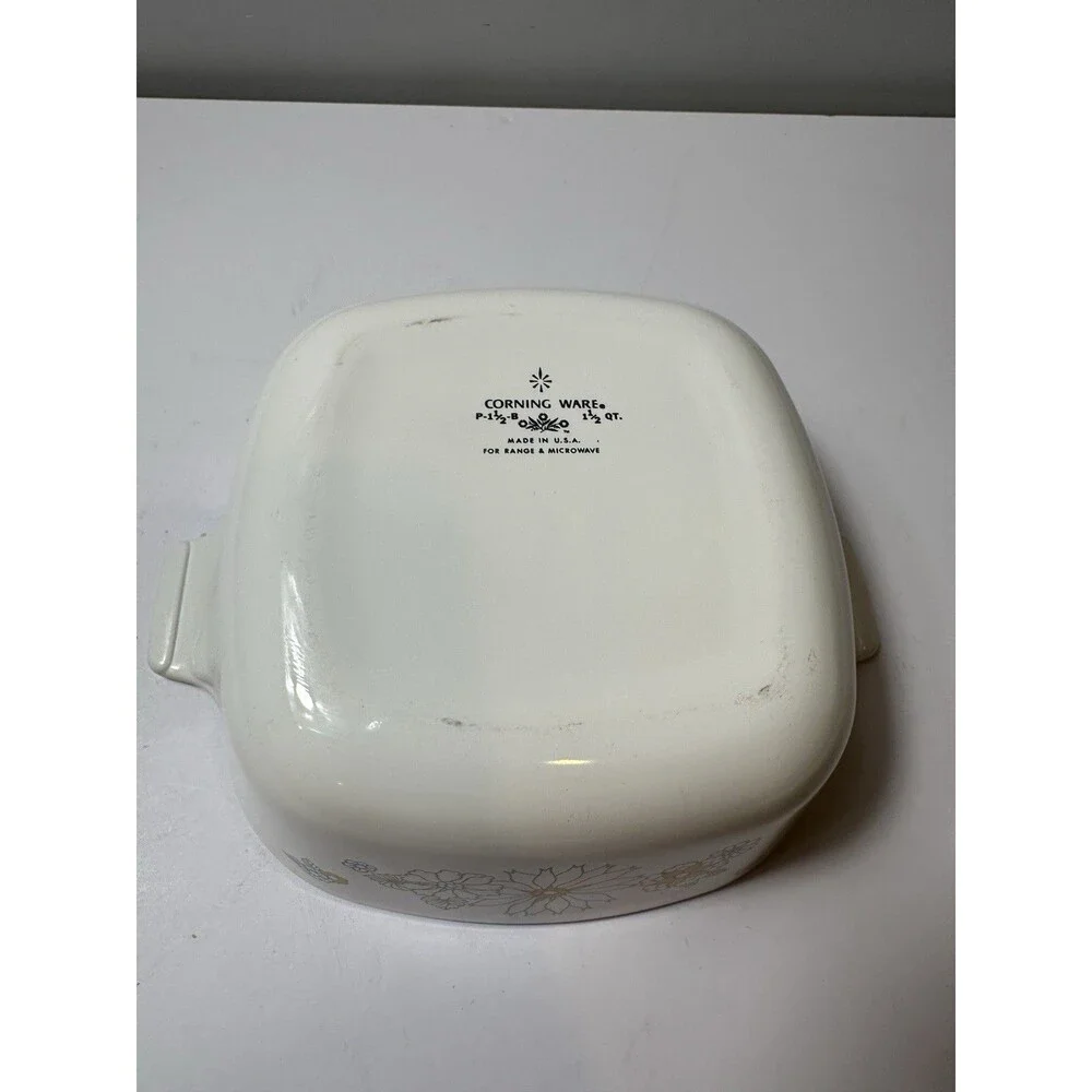 Corning Ware Floral Bouquet 1-1/2 Qt. P-1½-B Casserole